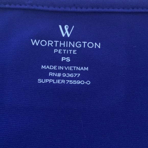 Worthington Royal Blue Top - Picture 4 of 5